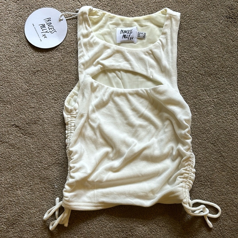 White Lynlee Princess Polly Top